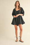 Eden Puff Sleeve Romper