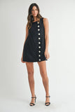 Callan Button Dress
