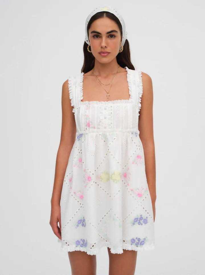 For Love & Lemons Andrea Mini Dress | VIDA MOULIN For Love & Lemons Andrea Mini Dress | VIDA MOULIN