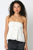 Klara Eyelet Top