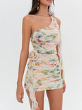 Abby One Shoulder Mini Dress