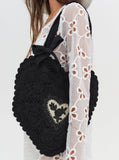 Crochet Heart Bag