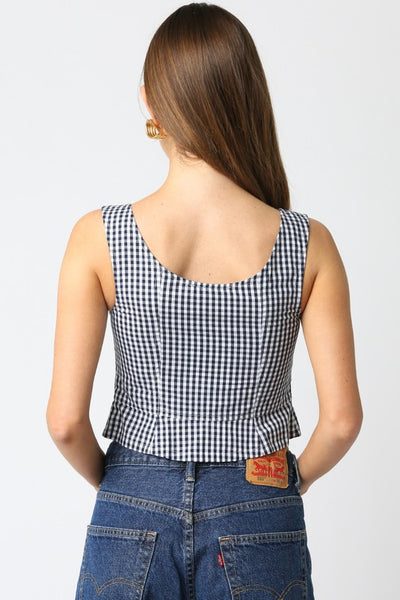 Jen Checkered Top