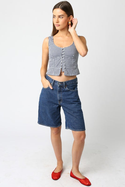 Jen Checkered Top