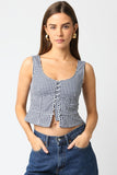 Jen Checkered Top
