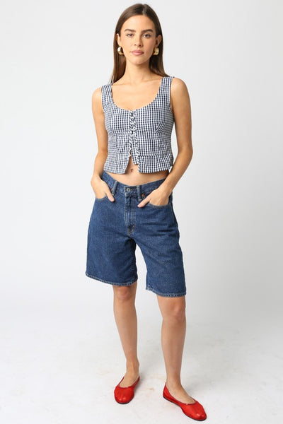 Jen Checkered Top