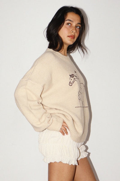 Rodeo Knit Sweater - Butter