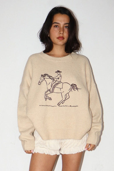 Rodeo Knit Sweater - Butter