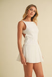 Candace Open Back Romper