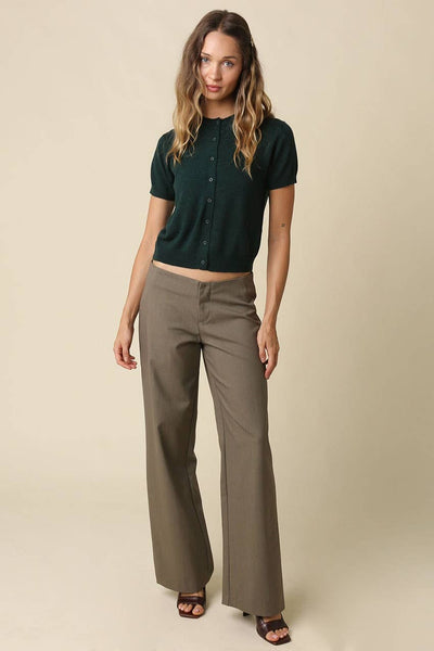 Maddie Cardigan in Dark Charcoal, full length