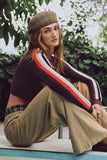 Rylee Contrast Stripe Knit Sweater