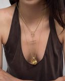 Callum Tennis Charm Clip Necklace