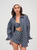 Dolly Denim Dot Bra Top