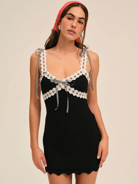 Becka Mini Dress - Black