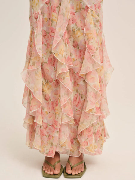 Elea Maxi Dress - Peach (PRE-ORDER)
