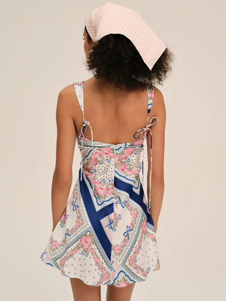 Summer Scarf Mini Dress