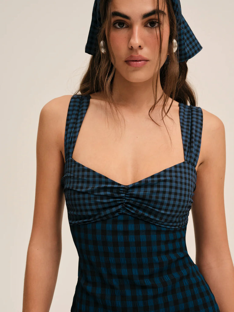 blue river mini dress Gabria Floral Mini Dress in Blue River Multi