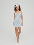 Adira Mini Dress - Blue Floral