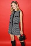 Striped Preppy Mini Dress