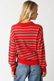 Kathy Stripe Top - Red
