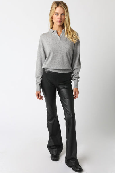 Nancy Knit Top - Grey