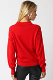 Nancy Knit Top - Red
