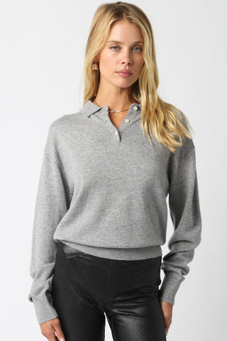 Nancy Knit Top - Grey