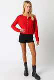 Stacy Cardigan - Red