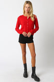 Stacy Cardigan - Red