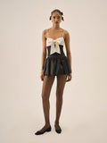 Emalie Taffeta Bodysuit