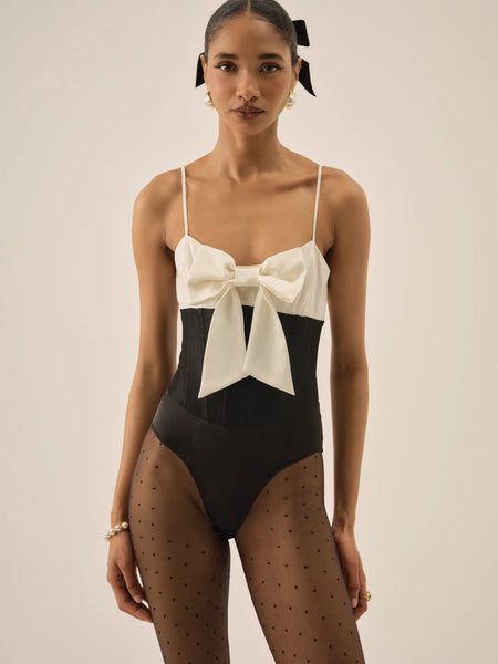 Emalie Taffeta Bodysuit