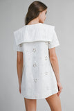 Eyelet Mini Dress