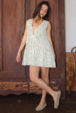 Plaid Tie Front Mini Dress