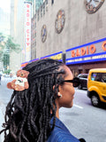 New York Teddy Bear Hair Claw Clip