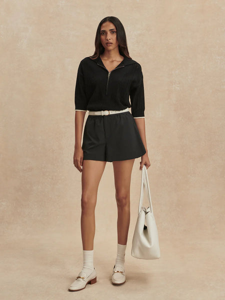 Arney Half Zip Knit Polo