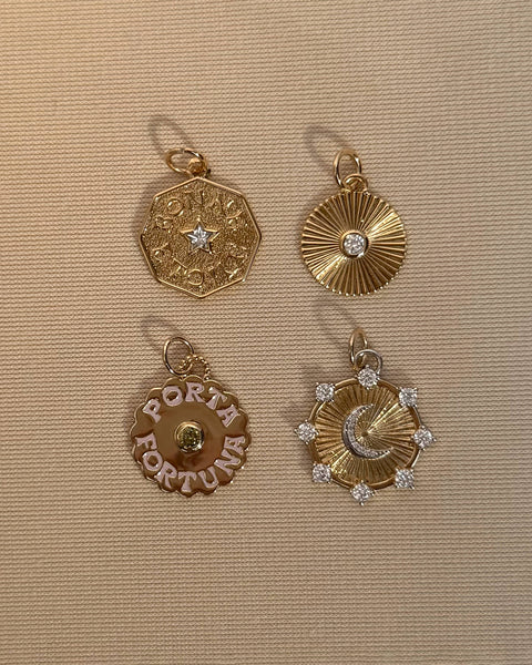 Lyra Moon Charm