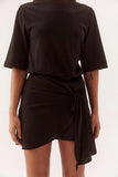 Sohvi Tee Dress in Black, detail