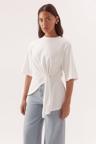 Sohvi Tee in Chalk, detail