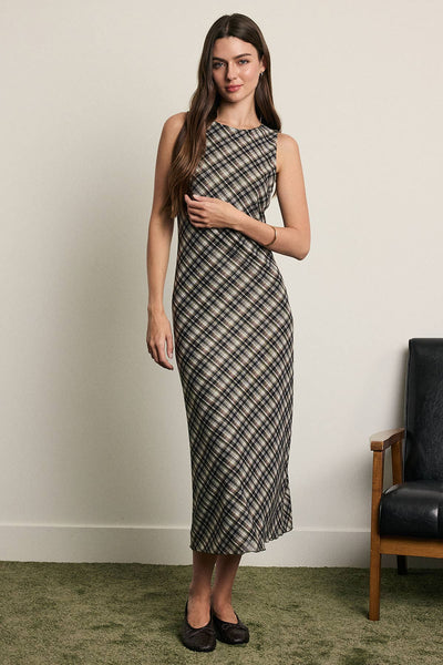 Harlow Plaid Maxi Dress