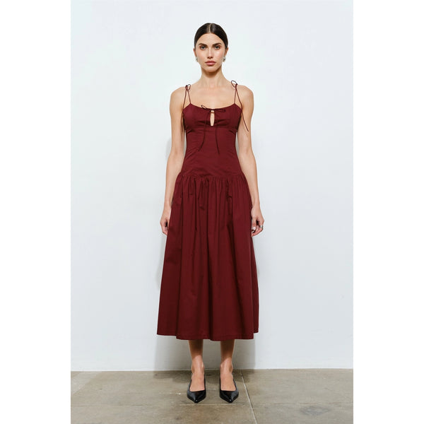 Jacqueline Drop Waist Midi Dress