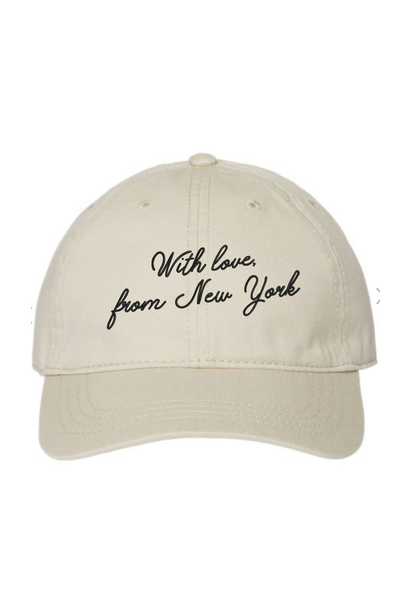 With Love, From New York Embroidered Hat