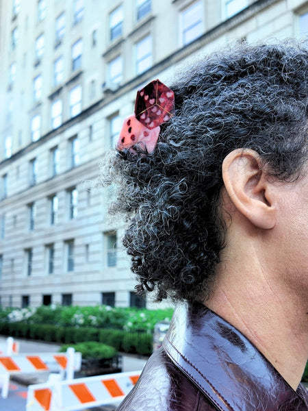 Lucky Dice Claw Hair Clip