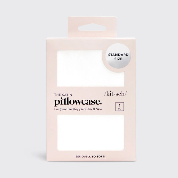 Satin Pillowcase Standard - Ivory