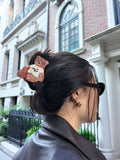 New York Teddy Bear Hair Claw Clip