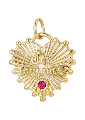 Esme French Heart Charm