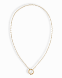 Callum Tennis Charm Clip Necklace