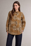 Bandana Print Button-Up Shirt