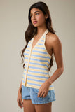 At the Dock Stripe Halter Top