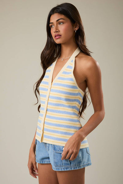 At the Dock Stripe Halter Top