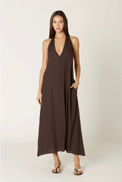 Gaetano Dress - Coffee